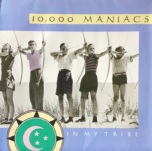 10,000 MANIACS, In My Tribe (Elektra - Black & Red; 960 738-1, UK 1987, Inner, UK Cat. No. On Rear Of Sleeve.) LP VG+/VG+