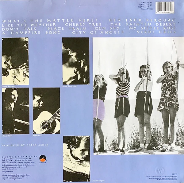 10,000 MANIACS, In My Tribe (Elektra - Black & Red; 960 738-1, UK 1987, Inner, UK Cat. No. On Rear Of Sleeve.) LP VG+/VG+ - Image 2