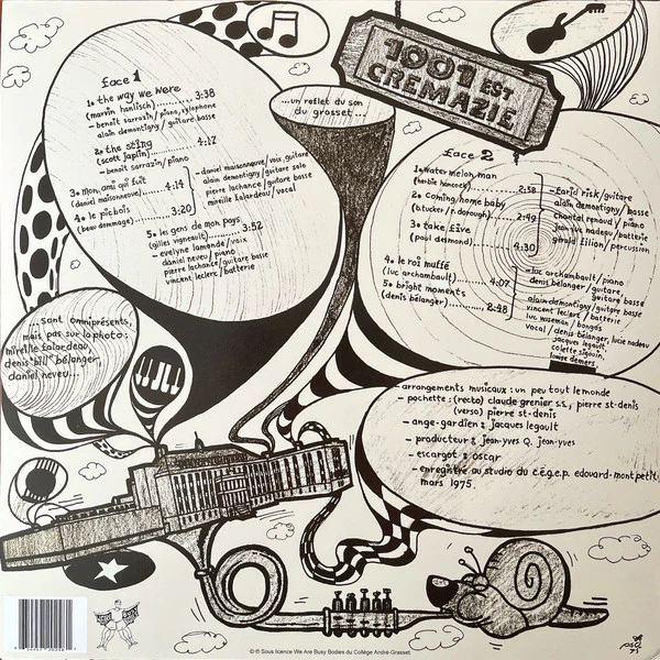 1001 EST CREMAZIE, 1001 Est Cremazie (We Are Busy Bodies; WABB-199, Canada 2025 Reissue), SALE - Up to 50% Off the Original Price LP EX/EX - Image 2