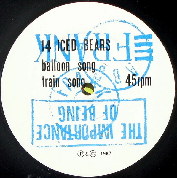 14 ICED BEARS, Balloon Song (Frank; capra 202, UK 1987, Picture Sleeve) 12" EP VG/VG - Image 3
