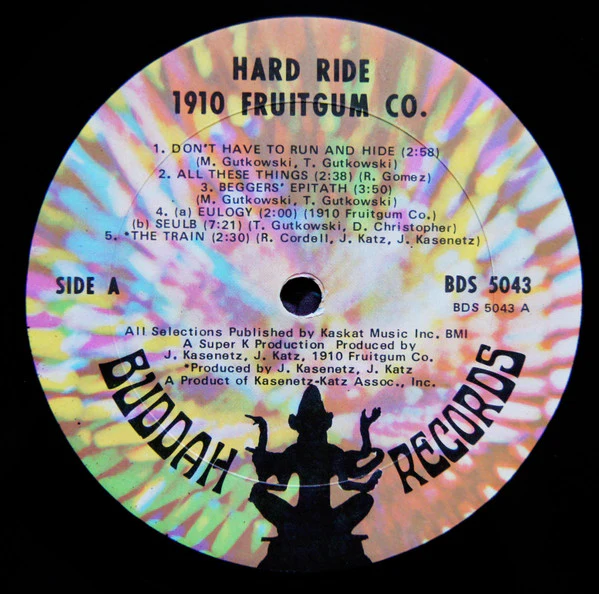 1910 FRUITGUM COMPANY, Hard Ride (Buddah Records ; BDS 5043, US 1969, ARP Pressing), SALE - Up to 50% Off the Original Price  LP VG/VG - Image 3