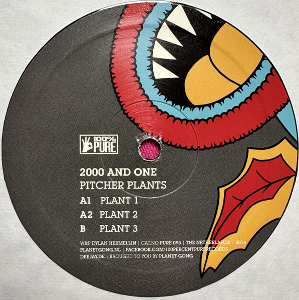 2000 AND ONE*, Pitcher Plants (100% Pure ; PURE 095, Netherlands 2015) 12" /G+