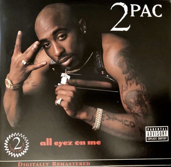 2PAC, All Eyez On Me (Death Row; DRR 63008-1, US 2001 Reissue, Gatefold) 4xLP VG/VG+