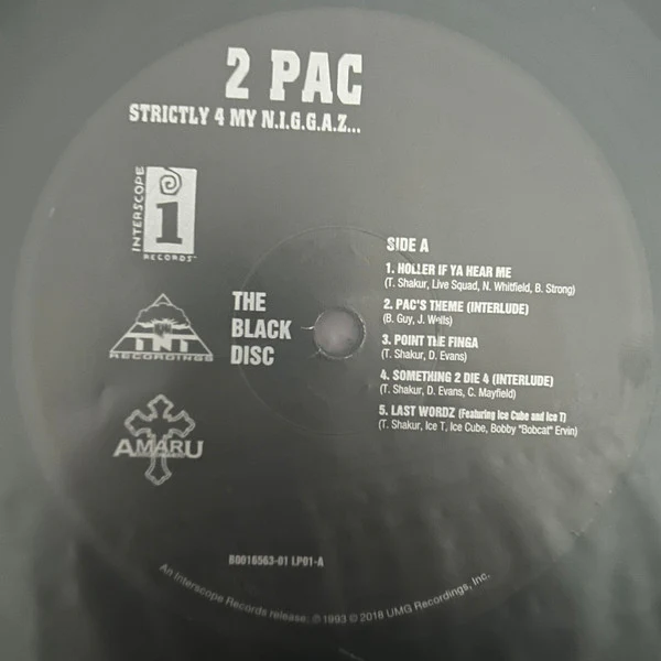 2PAC, Strictly 4 My N.I.G.G.A.Z... (Universal Music; 602527950181, Europe 2018 Reissue, Picture Sleeve, 25th Anniversary Edition) 2xLP EX/EX - Image 3