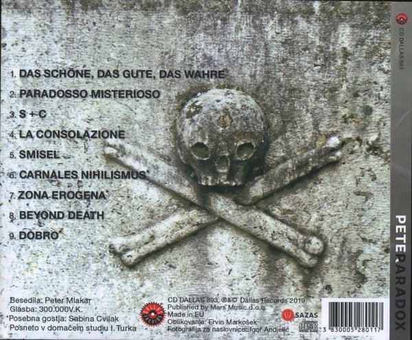 300 000V.K, Peter Paradox (Dallas Records; CD DALLAS 893, Slovenia 2019, Digibook) CD VG+/VG+ - Image 2