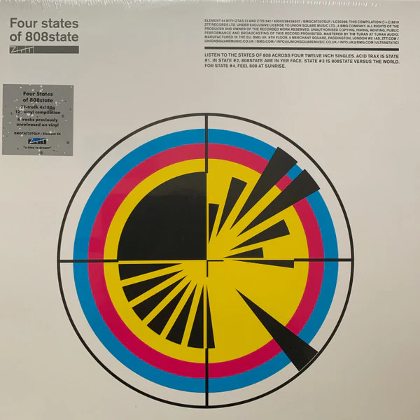 808 STATE, Four States Of 808state (ZTT ; Element 44, UK 2019, Box Set, 4 Inners, RSD 2019 Limited Edition/500) 4xLP VG+/VG