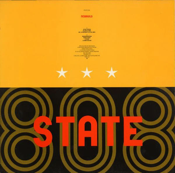 808 STATE, Newbuild (Creed; STATE002, UK 1988) LP VG/VG - Image 2
