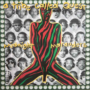 A TRIBE CALLED QUEST, Midnight Marauders (Jive; 01241414901, Europe 2019 Reissue) LP EX/VG