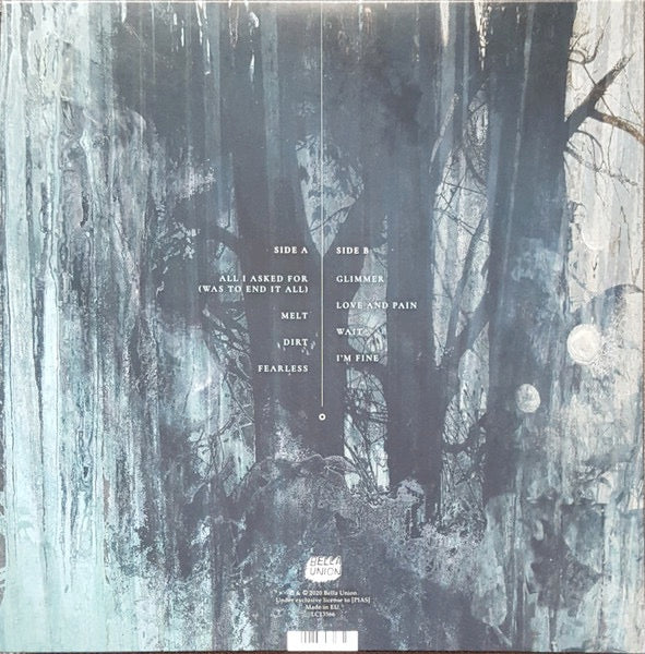 A.A.WILLIAMS, Forever Blue (Bella Union; BELLA1054V, UK 2020, Gatefold, Inner & Insert, Silver Vinyl) LP EX/EX - Image 2