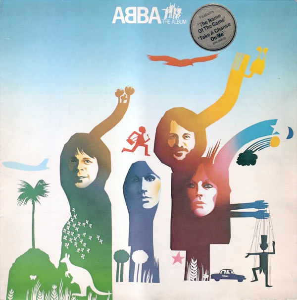 ABBA, The Album (Epic Orange; EPC 86052, UK 1977, Gatefold) LP G+/VG+