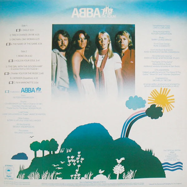 ABBA, The Album (Epic Orange; EPC 86052, UK 1977, Gatefold) LP G+/VG+ - Image 2