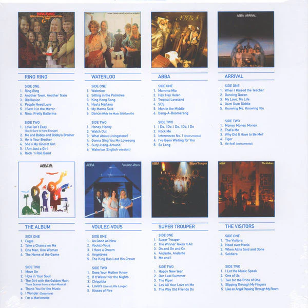 ABBA, The Studio Albums (Polar; 0600753538012, Europe 2014, Box Set, 180 Gram Vinyl, Remaster) 8xLP VG+/EX - Image 2