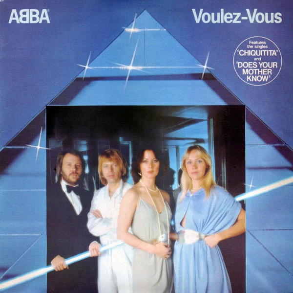 ABBA, Voulez-Vous (Epic Orange; EPC 86086, UK 1979, Inner With Curved Thumb Cut, No LC) LP VG+/VG+