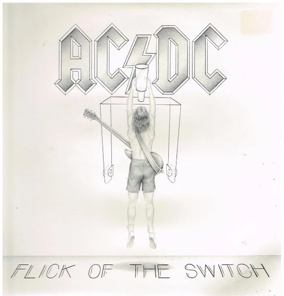 AC/DC, Flick Of The Switch (Albert Productions; APLP 061, New Zealand 1983, Embossed Sleeve, Inner), SALE - Up to 50% Off the Original Price LP VG/VG