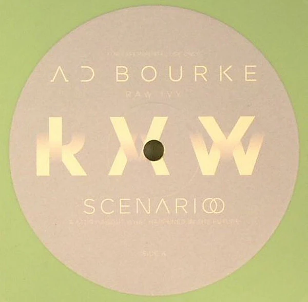 AD BOURKE, Raw Ivy (Scenario; SCENA01, Italy 2012, Clear Plastic Sleeve, Green Vinyl) 12" /VG+