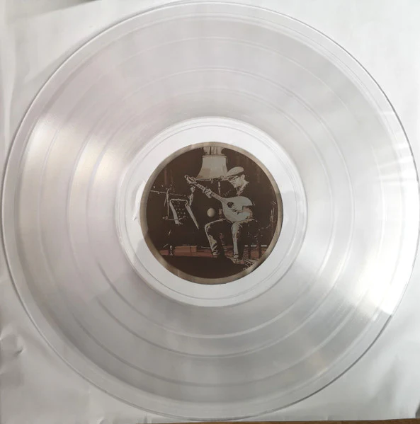ADAM GEOFFREY COLE WITH ANTHONY CORNISH, The Cellophane Sea / Drinking With The Flies (Future Grave; FG 21, UK 2023, Pasted Print On Plain Sleeve, Crystal Clear Lathe Cut Vinyl, With CD, Ltd LP VG+/VG+ - Image 3