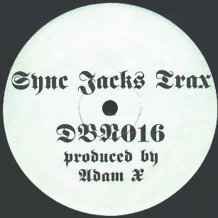 ADAM X, Sync Jacks Trax (Drop Bass Network; DBN016, US 1994, Company Sleeve) 12" G+/G+