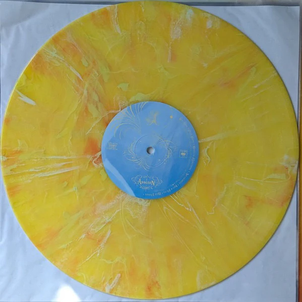 ADDISON RAE, Addison (Columbia; 19802961981, Europe 2025, Inner & Insert, Limited Edition Yellow Marble LP) LP NEW/NEW - Image 3