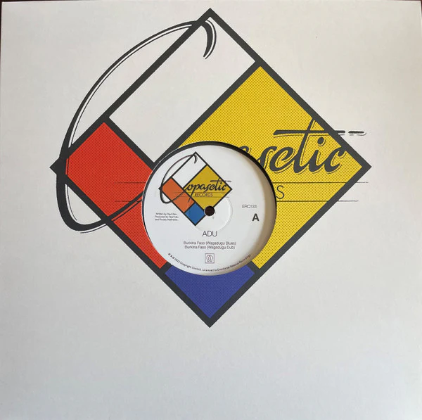 ADU, Burkina Faso (Wagadugu Blues) (Emotional Rescue; ERC133, UK 2023, Picture Sleeve) 12" EX/VG+