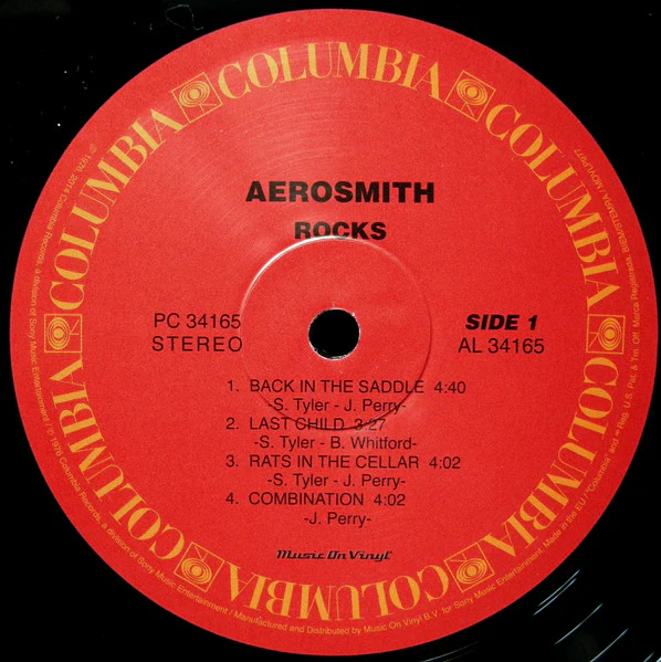 AEROSMITH, Rocks (Music On Vinyl ; MOVLP977, Europe 2014 Reissue, Insert, 180 Gram Vinyl, Record Store Day Limited Release 2014, Numbered) LP VG/EX - Image 3