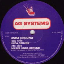 AG SYSTEMS, Unda Ground / Deeper Unda Ground (Stompin Choonz; ST 29, UK 1999, Company Sleeve), SALE - Up to 50% Off the Original Price 12" F/G+ - Image 3