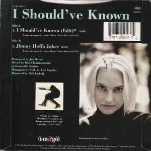 AIMEE MANN, I Should've Known (Imago; 72787 25043-7, Europe 1993, Picture Sleeve) 7" VG+/EX - Image 2