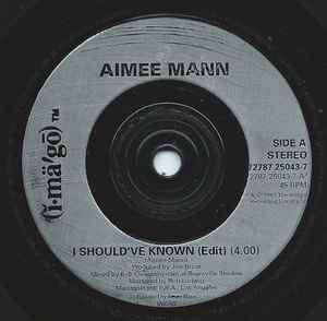 AIMEE MANN, I Should've Known (Imago; 72787 25043-7, Europe 1993, Picture Sleeve) 7" VG+/EX - Image 3