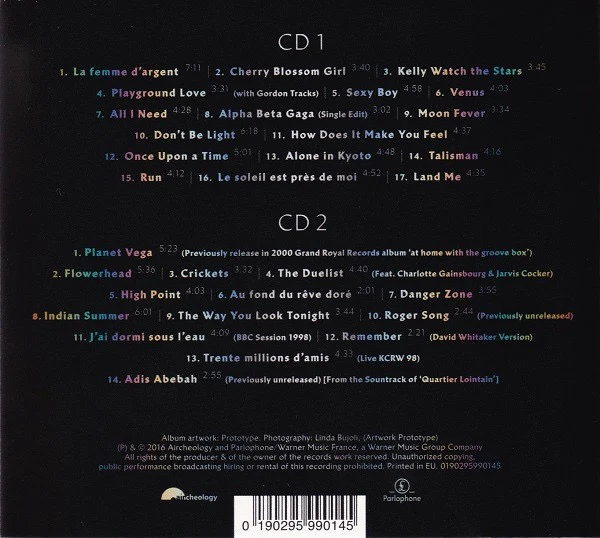 AIR, Twentyears (Aircheology; 0190295990145, Europe 2016, Double Digipak, Booklet) 2xCD VG+/VG+ - Image 2