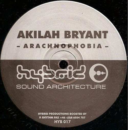 AKILAH BRYANT, Arachnophobia (Hybrid; HYB 017, Sweden 1996, Green Company Sleeve) 2x12" G+/G+