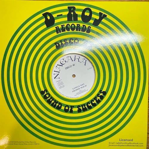 AL CAMPBELL / FREDDIE MCKAY, Dance With Me Baby / Lonely Man (Niagara; , UK 2023 Reissue, Company Sleeve) 12" EX/VG+ - Image 2