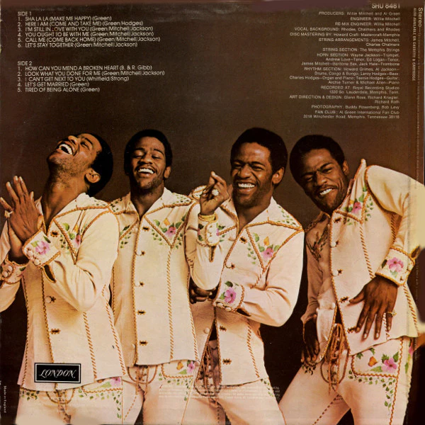 AL GREEN, Greatest Hits (London Plum; SHU 8481, UK 1975, Laminated Front Sleeve) LP VG/G+ - Image 2