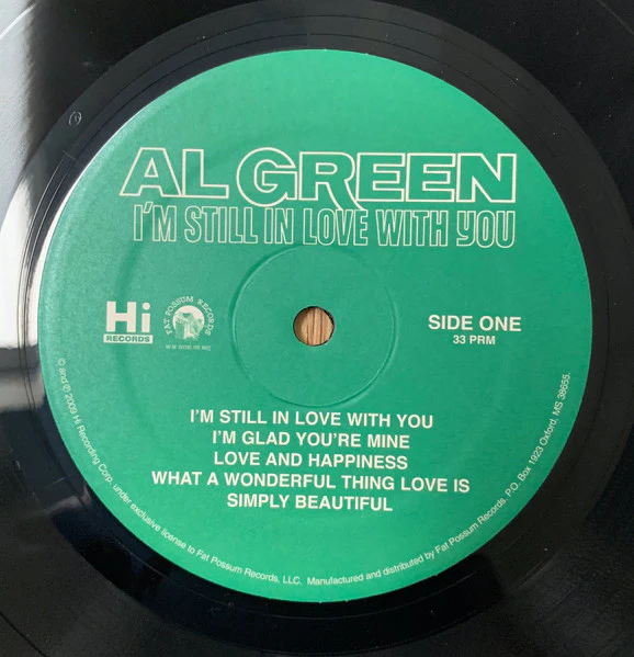 AL GREEN, I'm Still In Love With You (Fat Possum Records; FPH1136-1, US 2009 Reissue, Picture Sleeve) LP NEW/NEW - Image 3