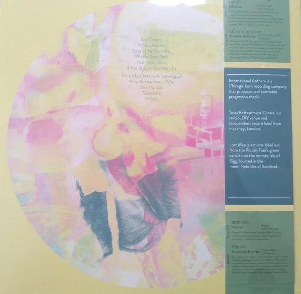 ALABASTER DEPLUME, To Cy & Lee: Instrumentals Vol. 1 (; IARC30LP, UK, Europe & US 2020, Inner & Insert, With Obi), SALE - Up to 50% Off the Original Price LP NEW/NEW - Image 2