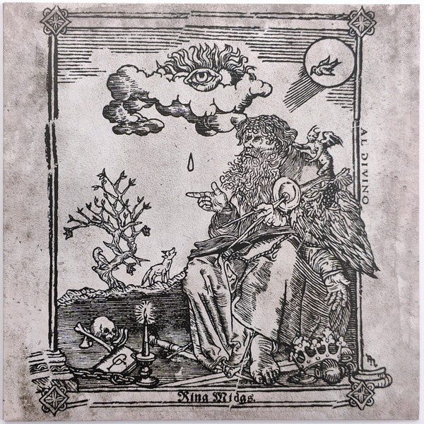 AL.DIVINO, King Midas (Tuff Kong Records; TKR155, Italy 2020, Poster, Gold/Black Marbled) LP VG+/VG+