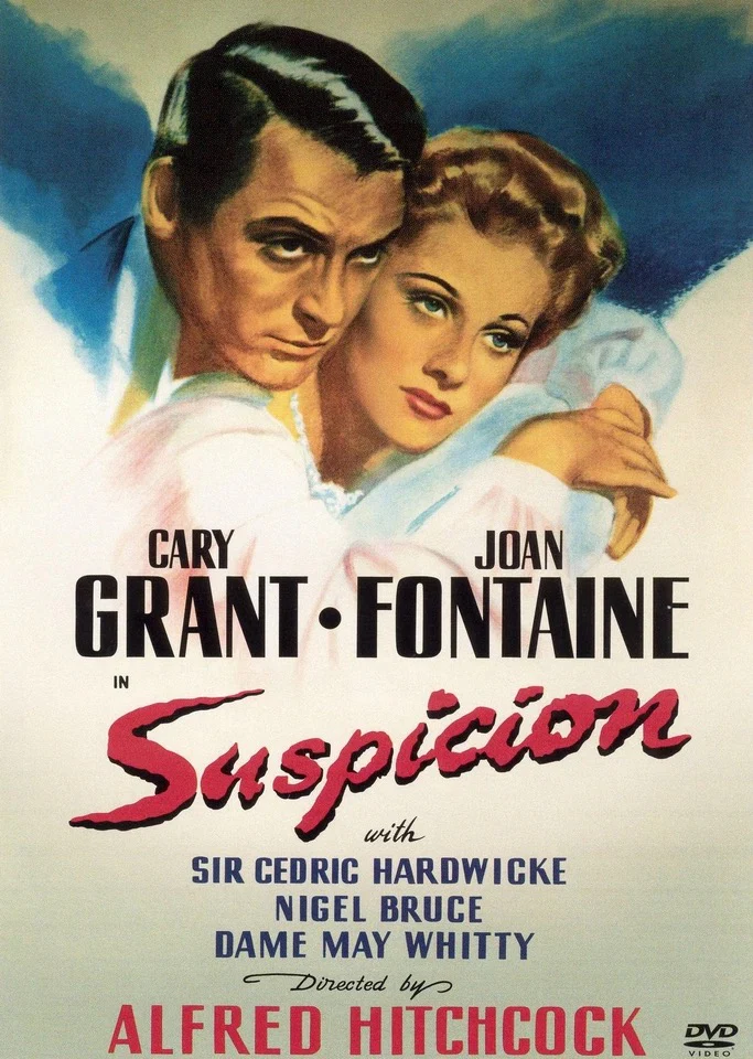ALFRED HITCHCOCK, JOAN FONTAINE, GARY GRANT, Suspicion (Warner Brothers ; T6583, US 2004, Region 1) DVD VG+/VG+