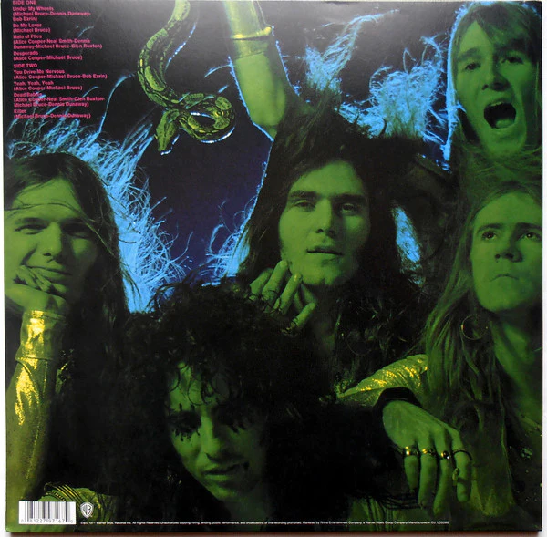 ALICE COOPER, Killer (Warner Bros; 8122797167 , Europe 2012 Reissue, Gatefold, 180 gram vinyl) LP EX/EX - Image 2