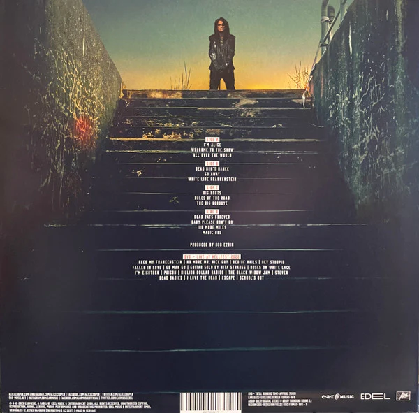 ALICE COOPER, Road (Ear Music; 0218617EMU, Europe 2023, Gatefold, 2 Inners, With DVD in Card Sleeve) 2xLP VG+/VG+ - Image 2