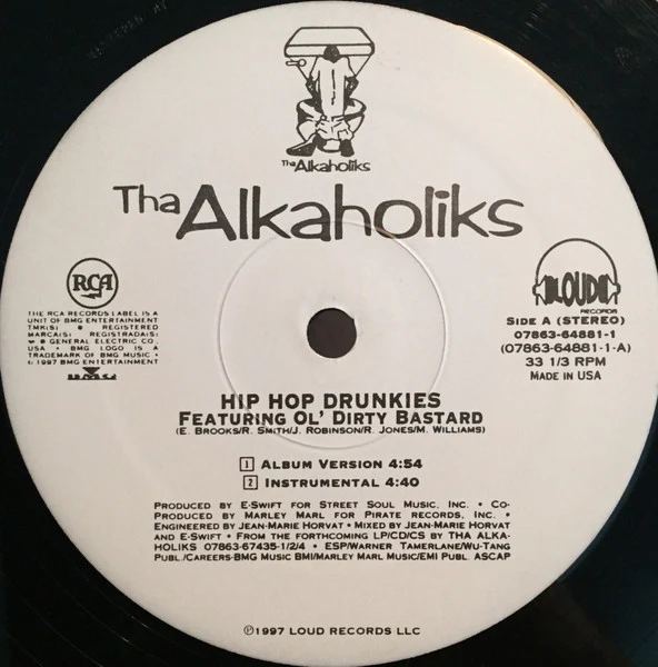 ALKAHOLIKS, Hip Hop Drunkies (Loud; 07863-64881-1, US 1997, Picture Sleeve) 12" VG+/EX - Image 3
