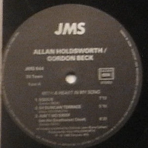 ALLAN HOLDSWORTH - GORDON BECK, With A Heart In My Song (JMS.; JMS 044, France 1988) LP VG/VG - Image 2