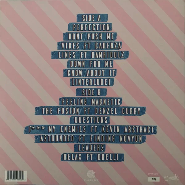 ALLAN KINGDOM, Lines (Omerta Inc; OMINC017, UK 2017, Limited Edition (500), Numbered, Baby Blue Vinyl) LP NEW/NEW - Image 2