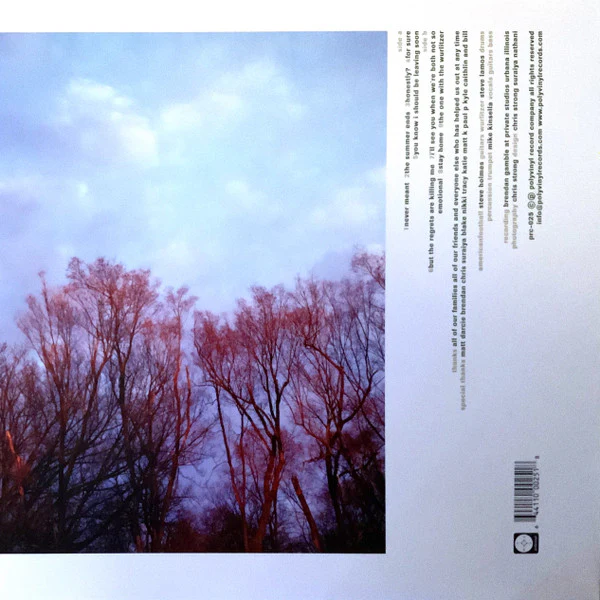 AMERICAN FOOTBALL, American Football (Polyvinyl Record Company; PRC25LP, UK 2019 Reissue, Insert, 180 Gram Blue Smoke Vinyl) LP NEW/NEW - Image 2