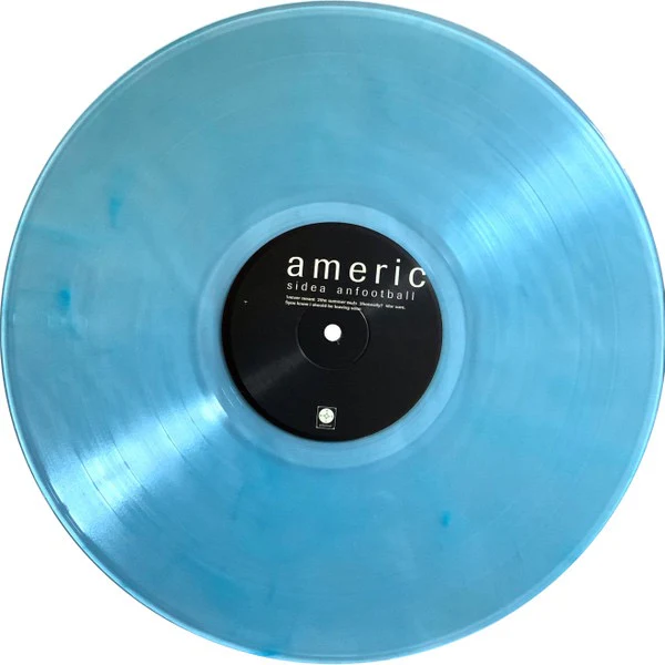 AMERICAN FOOTBALL, American Football (Polyvinyl Record Company; PRC25LP, UK 2019 Reissue, Insert, 180 Gram Blue Smoke Vinyl) LP NEW/NEW - Image 3