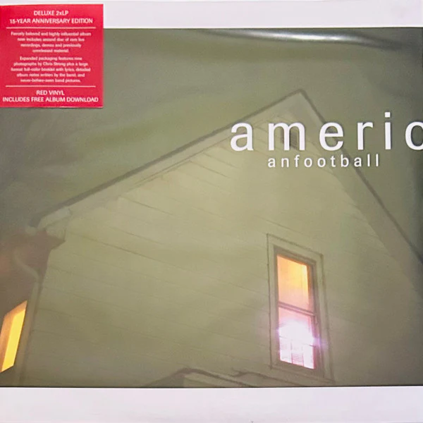 AMERICAN FOOTBALL, American Football (Polyvinyl Record Company; PRC276LP, US 2021 Reissue, Gatefold, 2 Inners & Booket, Red Vinyl, Deluxe Edition, Download), SALE - Up to 50% Off the Origina 2xLP NEW/NEW
