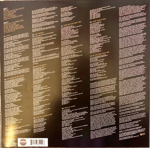 AMY WINEHOUSE, Back To Black (Universal Republic Records; B0008994-01, US 2000s Reissue) LP VG/VG - Image 2