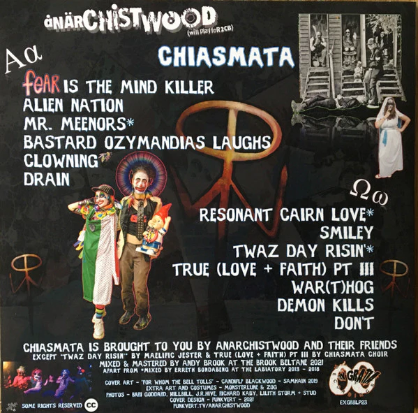 ANARCHISTWOOD, Blessed Are The Cracked, For They Let In The Light (Ex Gratia Recordings; EXGr8 LP, UK 2008, Fold Out Sleeve, Inner) 2xLP VG+/VG+ - Image 2