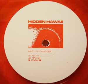 A.N.D., Resonance EP (Hidden Hawaii LTD; HHD LTD 005, Germany 2012, Red Vinyl. ) 12" VG+/VG+