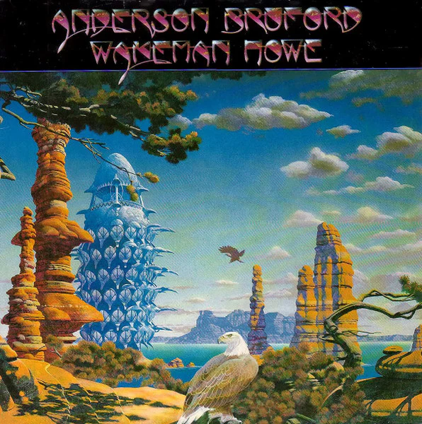 ANDERSON BRUFORD WAKEMAN HOWE, Anderson Bruford Wakeman Howe (Arista; 209 970, Europe 1989, Gatefold, Inner) LP VG/VG
