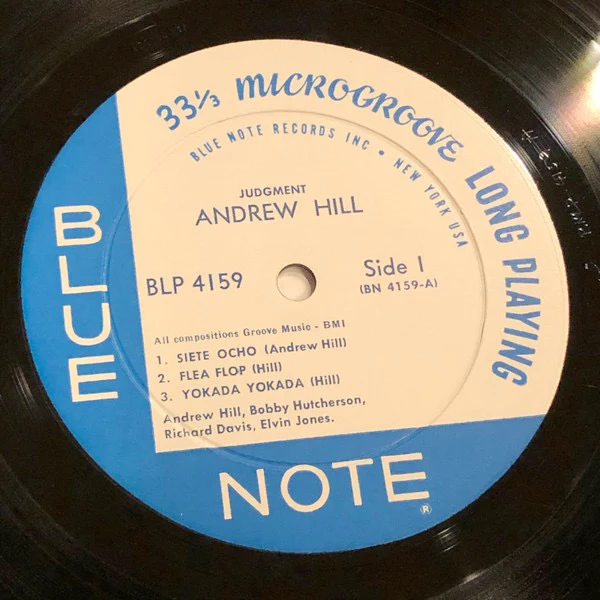 ANDREW HILL, Judgment! (Blue Note; BLP 4159, US 1964, Pasteback Sleeve, Mono, DG Side 1 Only) LP G+/G - Image 3