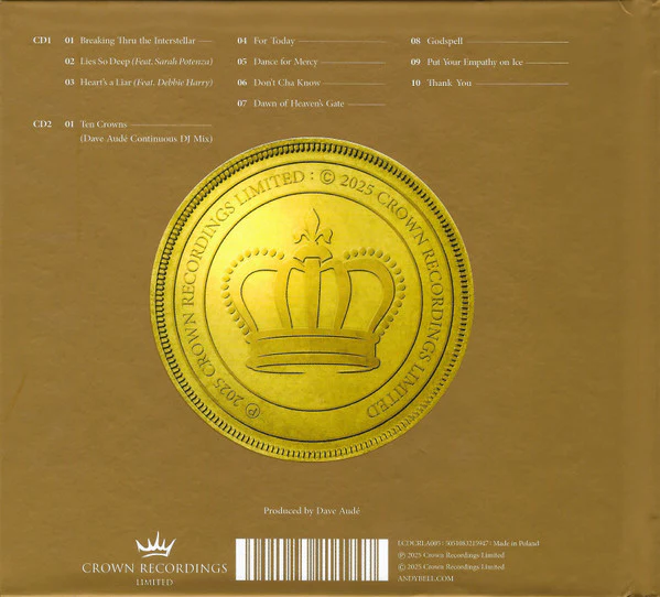 ANDY BELL, Ten Crowns (Crown Recordings ; LCDCRLA005, Europe 2025, Digibook, Deluxe Edition) 2xCD EX/EX - Image 2