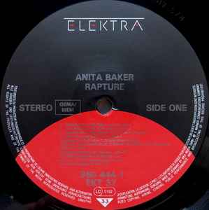 ANITA BAKER, Rapture (Elektra; EKT 37, UK 1986) LP VG/VG+ - Image 3